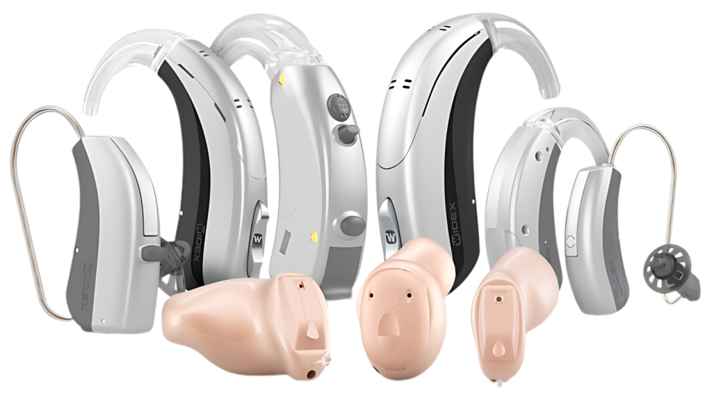 Image Showing Different Hearing Aids of Different Brands, Hearing Aid Price In India 